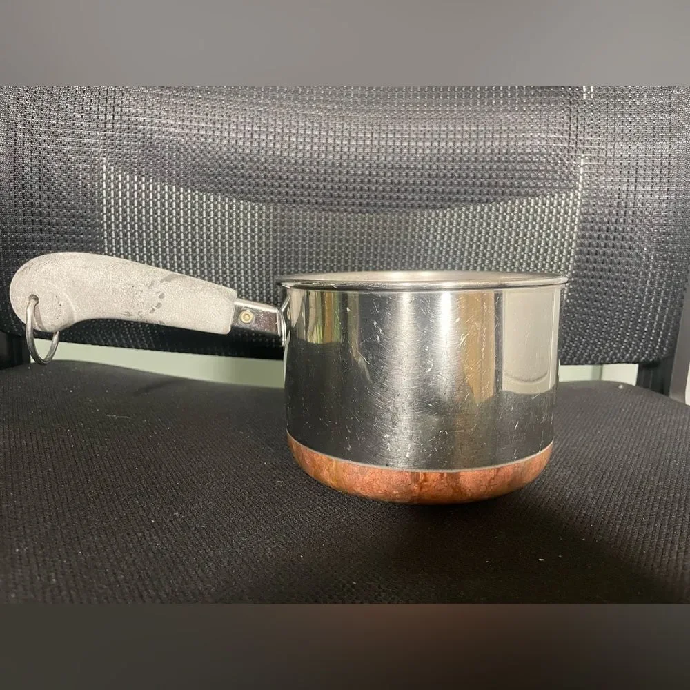 Revere Ware 1 1/2 Quart Cooking Pot Copper Bottom